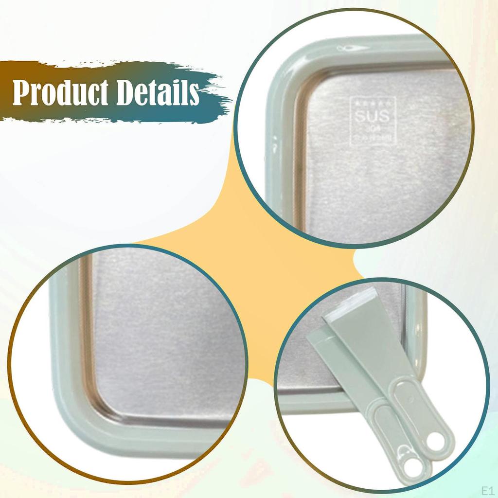 Natychmiastowa Maszynka do Lodów Zimna Płyta z Łopatkami do Kuchni