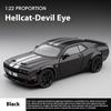 1:22 Dodge Challenger Redeye Hellcat Super Muscle Sports CarAlloy Metal Diecast Car Model Birthday Gift Collection Decoration