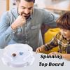 Kreisel Battle Board aus durchsichtigem Kunststoff, robuste Schüsselform, für mehrere Spieler, Kinder und Kleinkinder, Gyro Battle Spinner, Spielzeug, Trainingsfeld, Stadion