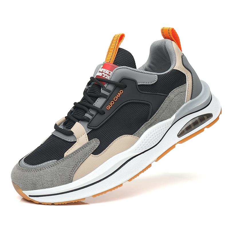 Modische Herren Sneaker Plateau Laufschuhe Luftpolster Sneaker Trend Freizeit Schuhe Rutschfeste Sportschuhe 39-44 Herrenschuhe