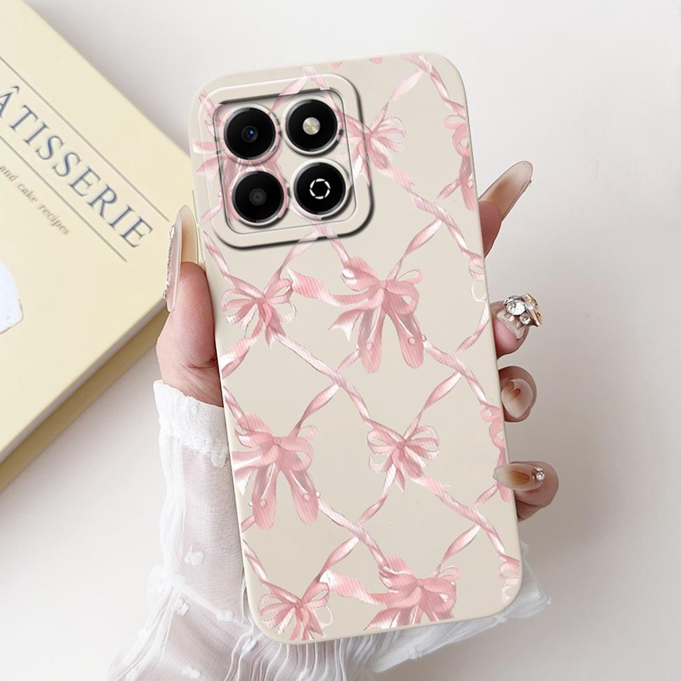 Colorful Flower Case For Honor X6b Coque Silicone Soft Cover For Huawei Honor X 6b 6a X6A Phone Cases Covers Bumper