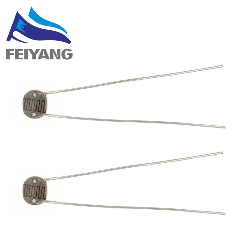 11PCS LDR Photo Light Sensitive Resistor Photoelectric Photoresistor PLR 1118 GL1118 1117 1116 1116 1119 For Arduino DIY