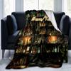 1PC Custom Name Herbal Magic Shelf outdooor Flannel blankets Throw Blanket All-Season Throw Gift Bedspread for Couch, Bed, Camping Holiday Birthday gi