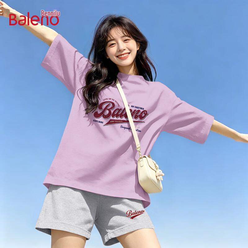 Baleno Men s Cotton T-Shirt & Shorts Loungewear Set S