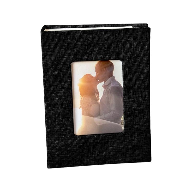 Photo Album 4x6 with 100 Pocket Fabric Linen Cover Photo Book Slip-in Picture Albums for Baby Wedding Family Mother Day