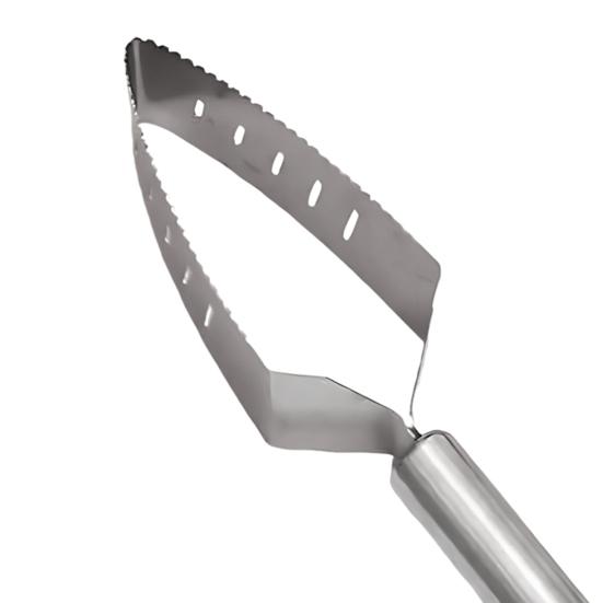 Stainless Steel Watermelon Slicer with Serrated Blade 2-in-1 Triangle Fruit Cutter for Melon Pineapple Multi-Function Divider for Cake Pizza