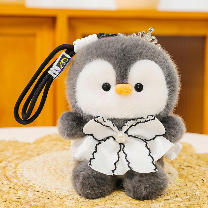 Cute Penguin Plush Keychain With Cartoon Design For Kids Gift And Ocean Aquarium Decor