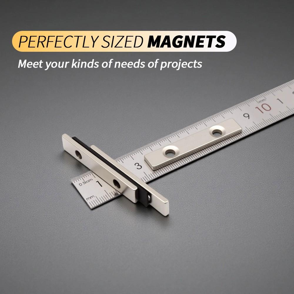 50X10X3-5MM imans Block Refrigerator magnets for Office Whiteboard Suitable Tools Home Workplace, Etc 50*10*3-5