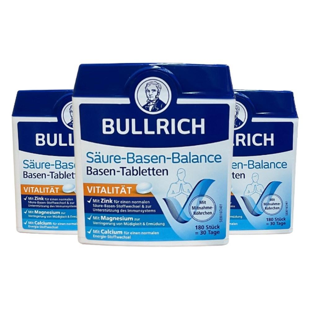 Bullrich Acid-Base Balance pH Balance 180 Tablets x 3 pcs Set