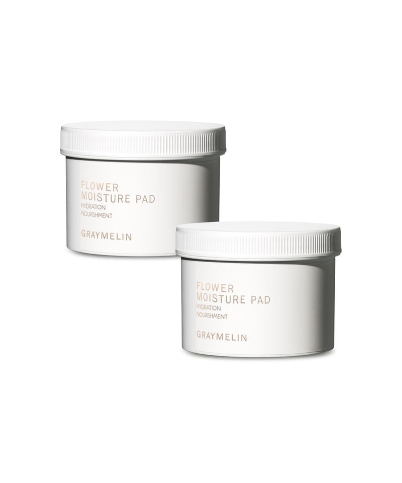 Flower Moisturizing Skin Pads 70 Sheets x 2