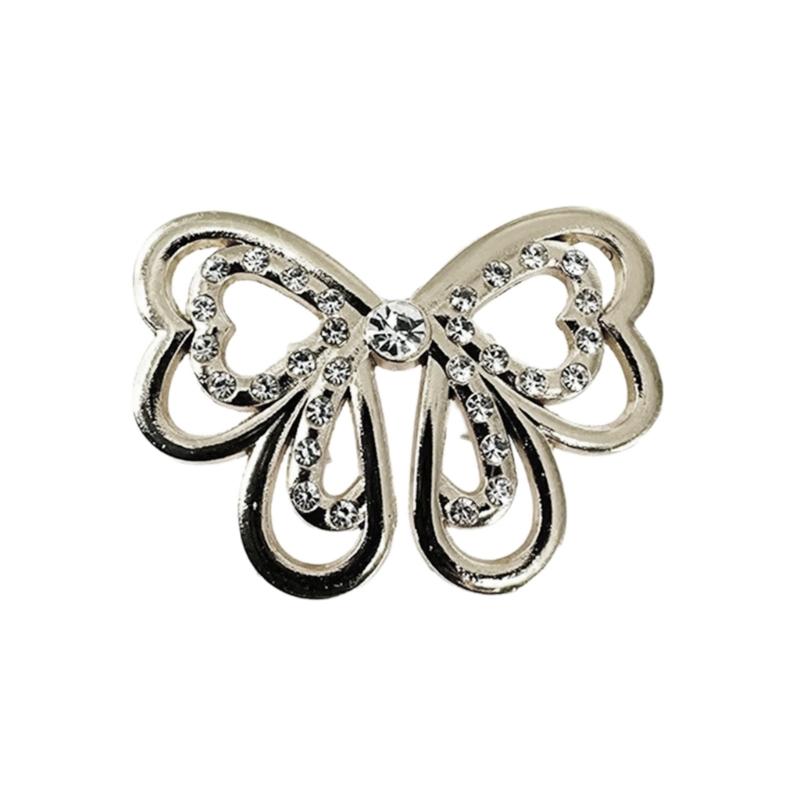 Bowknot Bag Buckle Bag Decorative Buckle Fashion Butterfly Trim Bag Buckle Metal Decorative Bag Buckle Bag Accessories