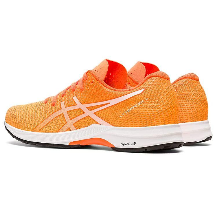 Asics Lyteracer 4 Casual Comfortable Low-Top Running Shoes Women sneaker Orange White 1012B192-800