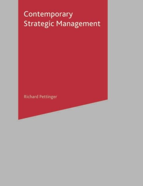 The Contemporary Strategic Management Book