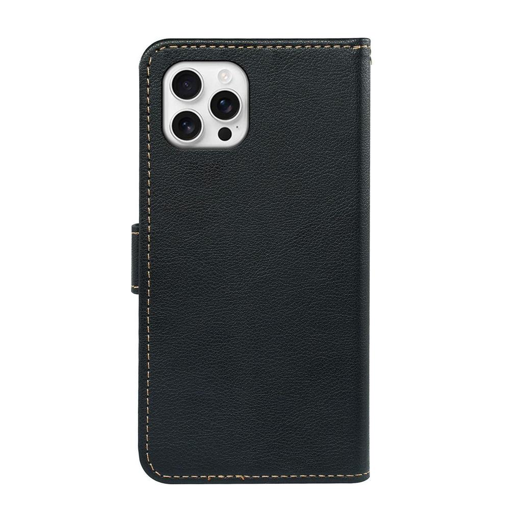 OnePlus 15 Lychee Pattern Anti-Theft Card Slot Leather Phone Case