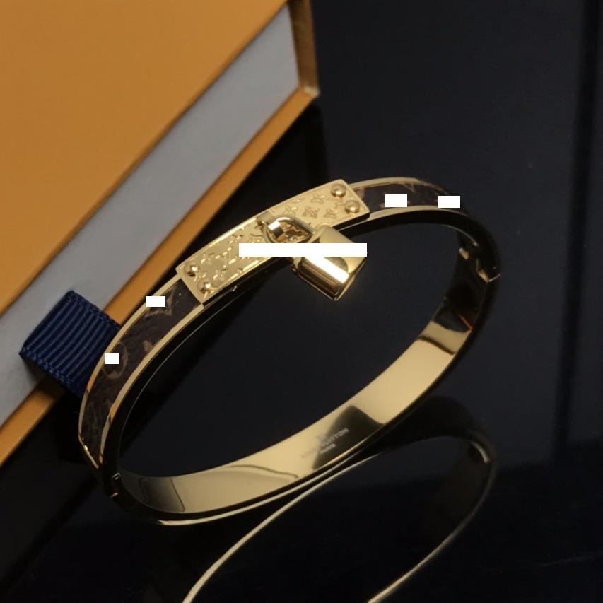 Europäisches & Amerikanisches Vintage Lederarmband mit Farbverlauf und Schloss-Design