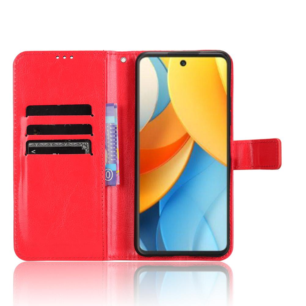 Pro ZTE nubia V60 Design/Blade V60 Design Pouzdro Textura Crazy Horse PU Kůže Kryt Peněženka na Telefon