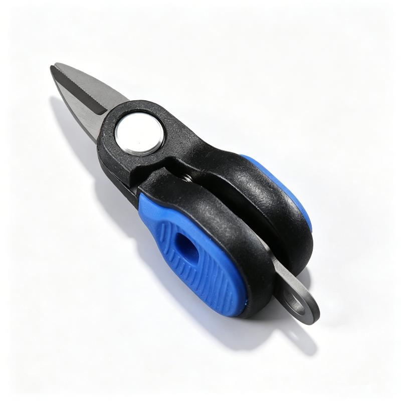 Portable Fishing Braid Line Scissors Stainless Steel Serrated Blade for Lure PE Line Fishing Line Cut Fishing Kit A4