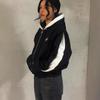 Unisex Mikina s kapucí na zip Streetwear Ležérní Dlouhý rukáv Pulovr Zima 2025