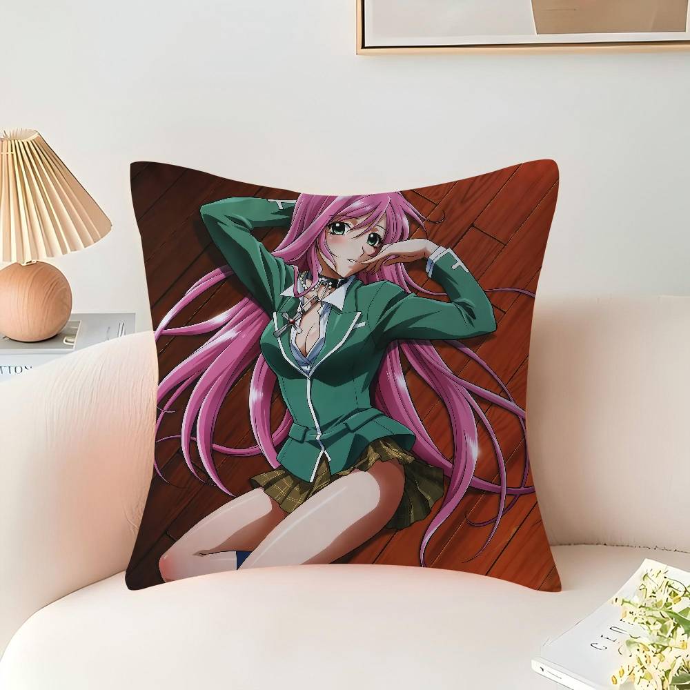 

anime R-Rosario Vampire Maple Design Cushion Cover Happy Autumn Harvest decor Holiday Decorati Pillow Cover 16x16Inch