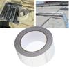 50mm X 30m Waterproof Flame Retardant Silver Aluminum Foil Adhesive Tape for Pipeline