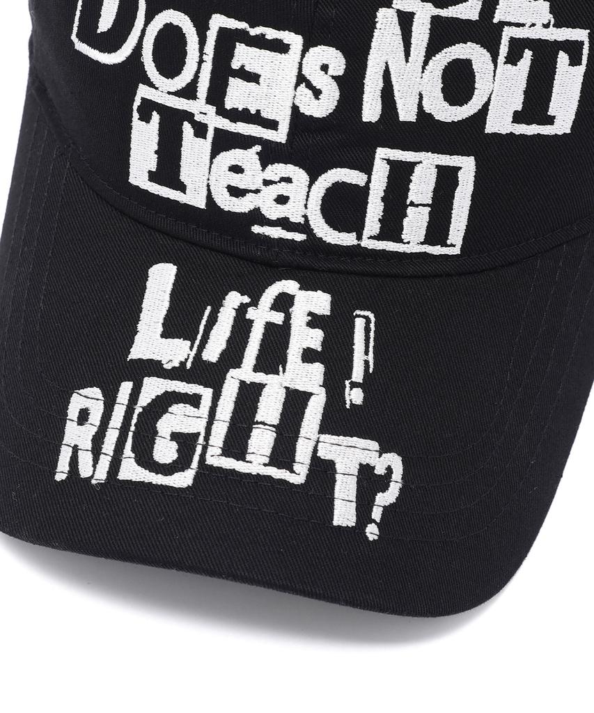 ISTKUNST Does Not Teach Cap_Black(Ik2Fsmab20A)