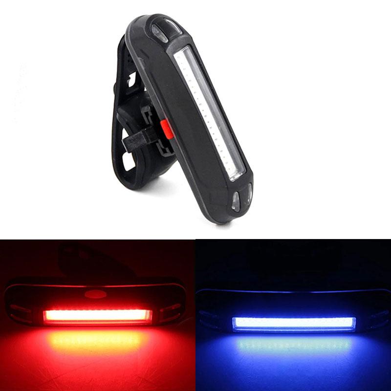 USB Rechargeable LED Bicycle Light Bike Back Tail Rear Light MTB Safety Warning Cycling Lanterna Bicycle Accessories Bike Lamp 7