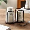 Desktop Disposable Cup Dispenser and Storage Rack -Ideal for Cups and Coffee