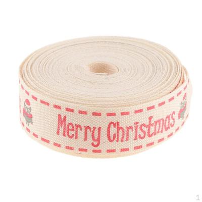Ribbon Tape Christmas Gift Wrapping Package 3/5 Inch Wide