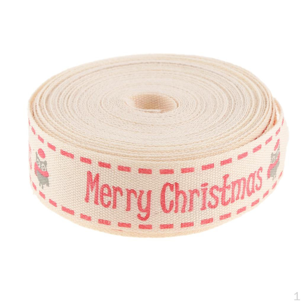 Ribbon Tape Christmas Gift Wrapping Package 3/5 inch Wide