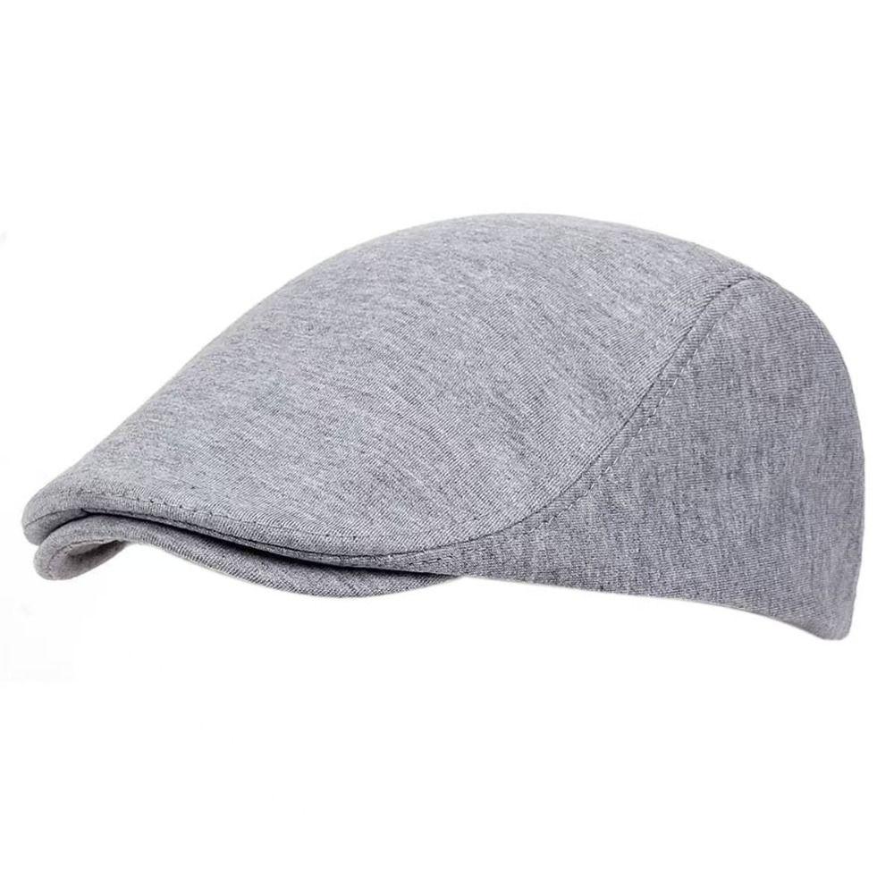 Breathable Men's Beret Hat Retro Forward Cap Literary Newsboy Cap Outdoor