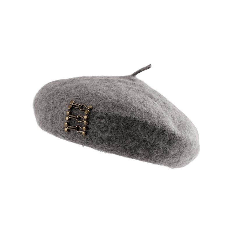 Women's Elegant Vintage French Style Winter Berets Classic and Plain Design for Fashion  for Ladies and Girls