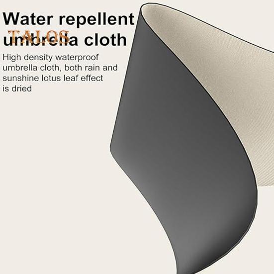 Folding Umbrella with Fan 3 Speed Adjustable USB Rechargeable UV Protection Umbrella Portable Waterproof Windproof Summer Outdoor Sun Rain Umbrella