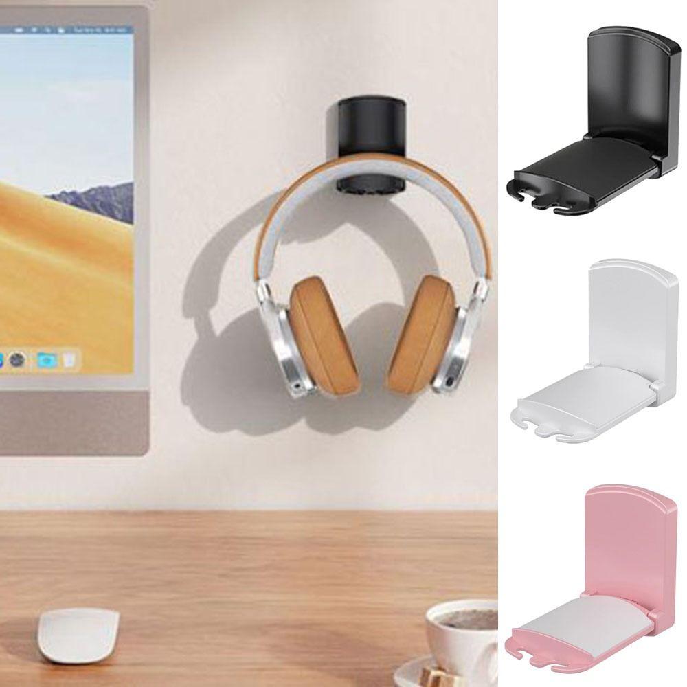 

Пластиковая складная подставка для гарнитуры, самоклеящийся держатель для гарнитуры, вешалка для наушников под столом