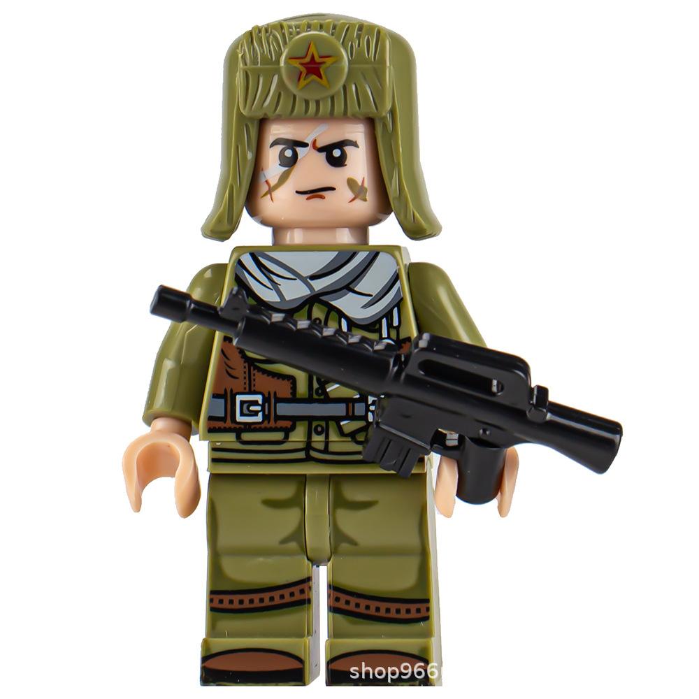Military Building Block Doll Collection Series Building Block Children'S Toy Assembly