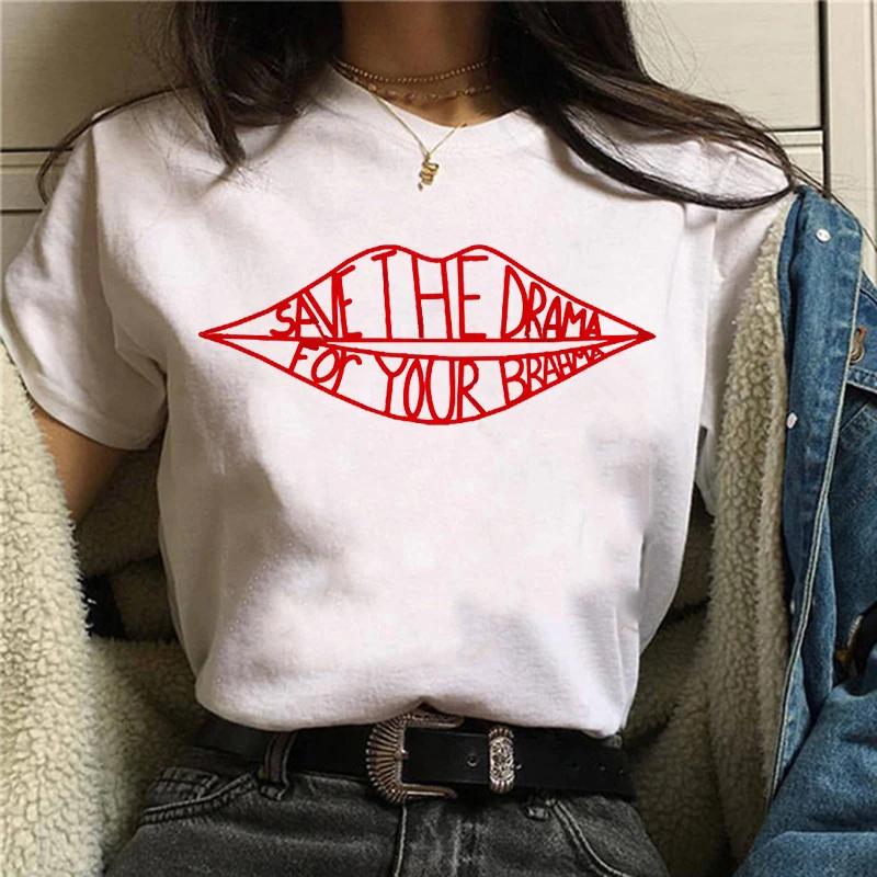 

2026 Summer Friends TV Series Funny Cartoon Characters Female Pattern Costume Closest Friends Harley Cooku Style Ladies Tshirt S