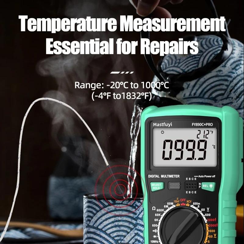 Professional 2000V 20A Extra-Large Range Digital Multimeter Photovoltaic Multimeter True RMS Multifunctional All-in-One Machine High-precision Tester