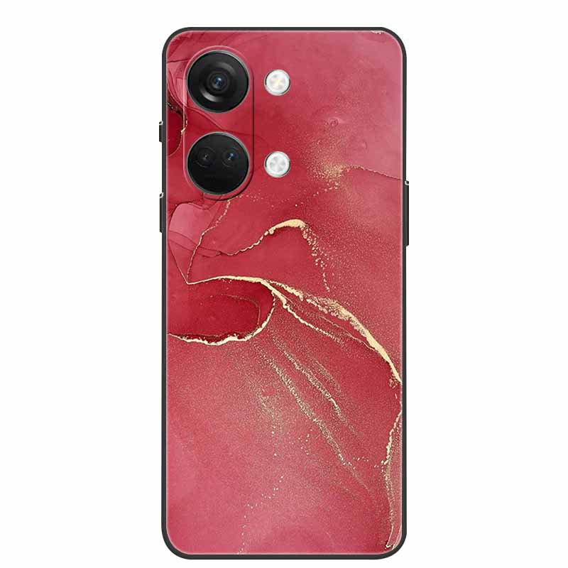 For One Plus Nord3 5G Case Silicone Painted Soft Protective Covers for OnePlus Nord 3 5G Phone Cases 1+ Nord3 TPU Coques Marble