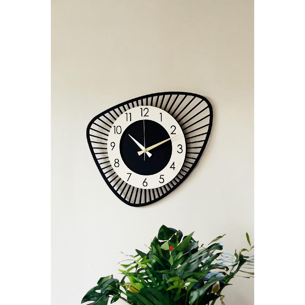 Decorative New Modern Bellatrix Wooden Wall Clock 48 Cm
