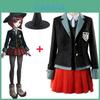 Danganronpa Killing Harmony Yumeno Himiko Fantastisk Cosplay Kostume Skoleuniform Kjole Til Fester