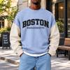Men's Fashion Crewneck Sweatshirt Casual Pullover Top for Everyday Wear