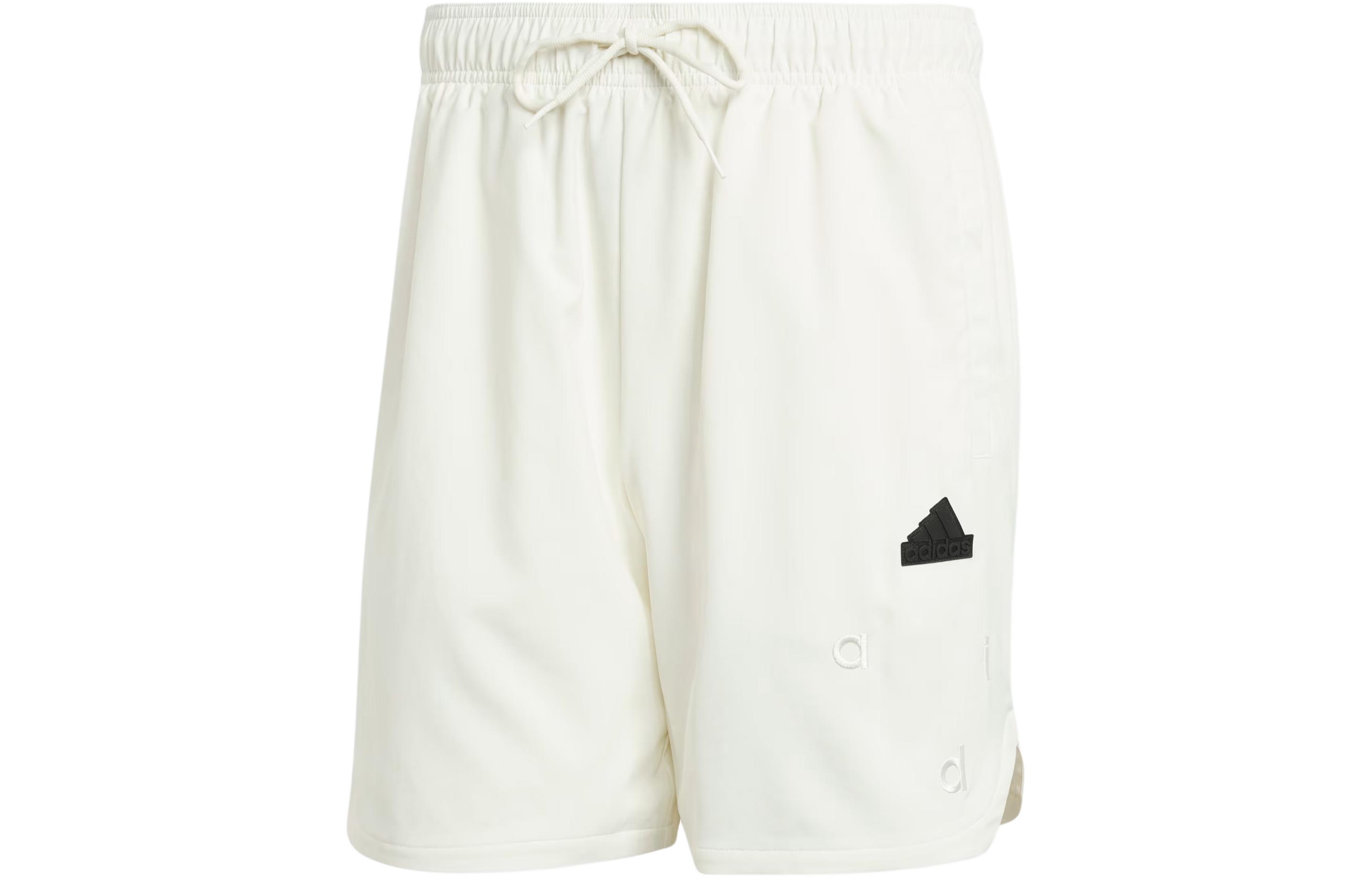 Adidas Embroidery Woven Shorts Casual Shorts Men s White IP3798 XS