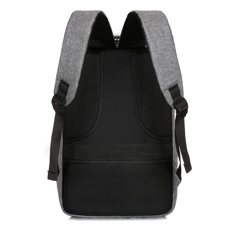 Password lock anti-theft backpack, middle school student schoolbag USB charging business computer bag travel backpack