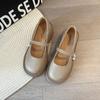 Mary Jane small leather shoes women's flat single shoes new summer skirt sandals gentle wind