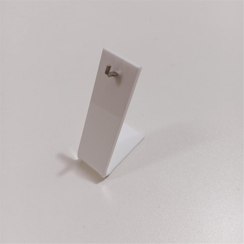 Pack Of 10 Acrylic Earring Display Stands Elegant White Jewelry Organizers Ear Accessories Rack for Home Or Retail Use