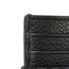 Used 10656 Oblique Jacquard Card Holder 2ESCH135YSE_H03E 7946 Current Calfskin Pass Case Logo Cotton Black Men's from