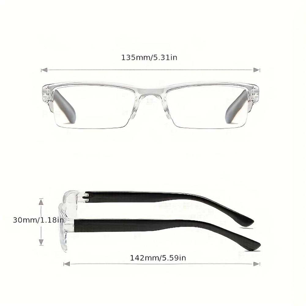 3 Stück Mode Anti-Blaulicht Lesebrille Ultraleicht Augenschutz Lesebrillen Brillen Unisex Elegant Bequem Alterssichtigkeit