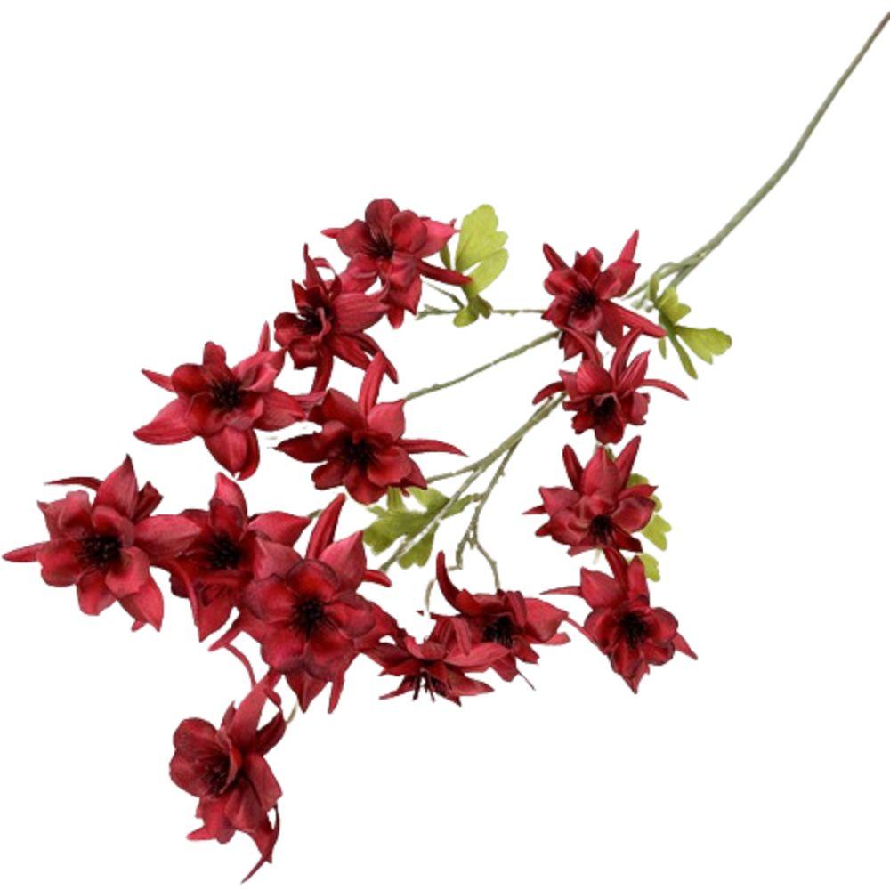 

7 веток Имитация орхидеи Сделай сам Искусственные цветы Искусственный цветок орхидеи Свадебное украшение красный