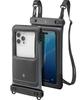 Spigen Floating Waterproof Case (2-Pack) IPX8 Air Cushion Floating Case for iPhone, Pixel, and Xperia, ACS09348 A611P (Matte Black)