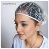 Waterproof Double-Layer Shower Cap - Anti-Smoke Kitchen Hat for Women
