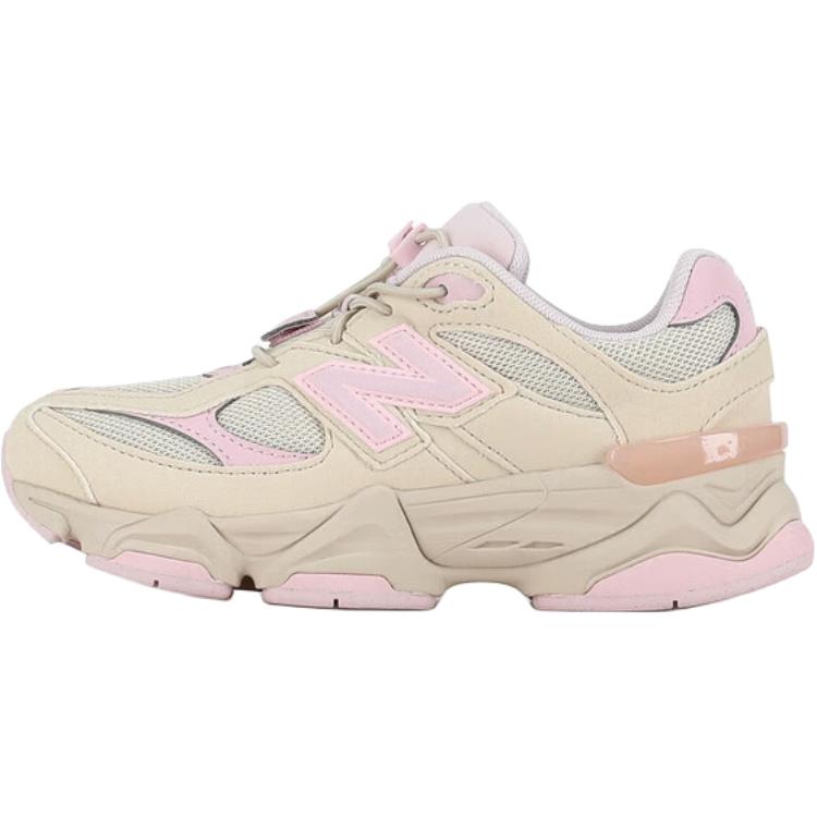 New Balance NB 9060 Удобные Универсальные Нескользящие Износостойкие Дышащие Низкие Повседневные Кроссовки Детская кроссовка Светло-розовый PV9060JP